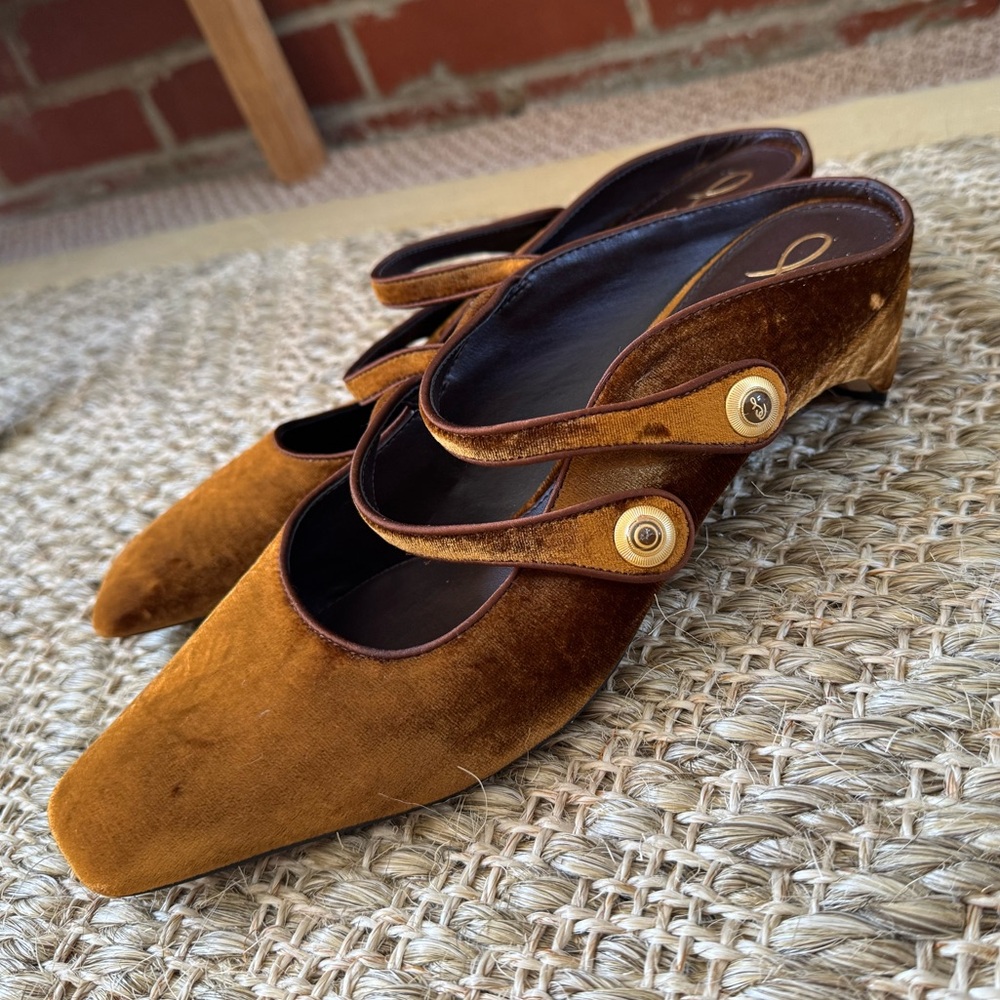 Sam Edelman Mckenna Mary Jane Mules - Picture 2 of 5
